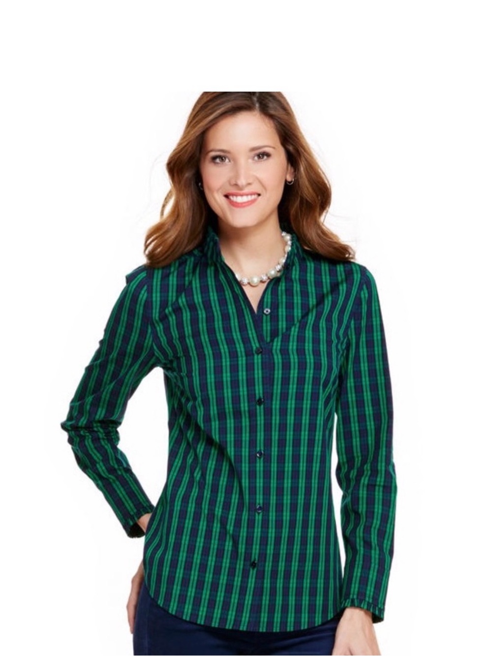 Vineyard Vines black watch Plaid Button-Down Shirt